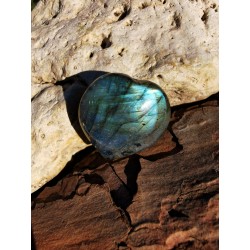 Labradorite - Polie Coeur 19 gr