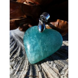 Amazonite - Pendentif coeur 4 Gr