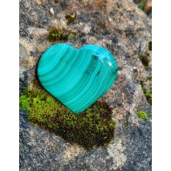 Malachite - Coeur 24 gr