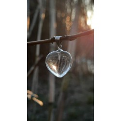 Cristal de roche - Pendentif coeur 2 gr
