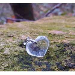 Cristal de roche - Pendentif coeur 4 gr