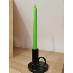 Bougie de couleur vert clair - teintée dans la masse