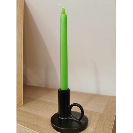 Bougie de couleur vert clair - teintée dans la masse