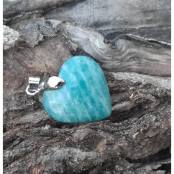 Amazonite - Pendentif coeur 4 Gr