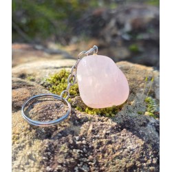 Quartz Rose - Porte clés 25 gr