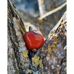 Jaspe Rouge - Pendentif coeur 2 gr