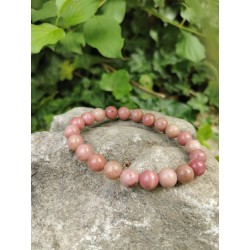 Rhodonite Pérou - Bracelet en 8mm