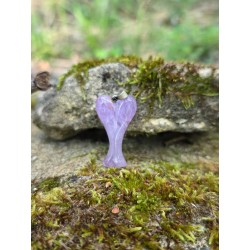 Améthyste - Pendentif  ange 6 gr
