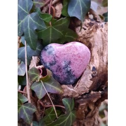 Rhodonite  - Coeur poli 21 gr