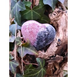 Rhodonite  - Coeur poli 21 gr