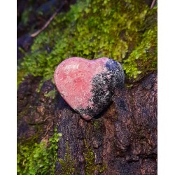 Rhodonite  - Coeur poli 21 gr