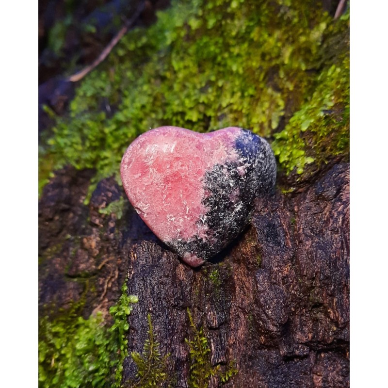 Rhodonite - Coeur poli 21 gr Rhodonite - Coeur poli 21 gr