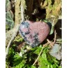 Rhodonite  - Coeur poli 21 gr