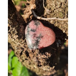 Rhodonite  - Coeur poli 21 gr