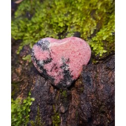 Rhodonite  - Coeur poli 21 gr