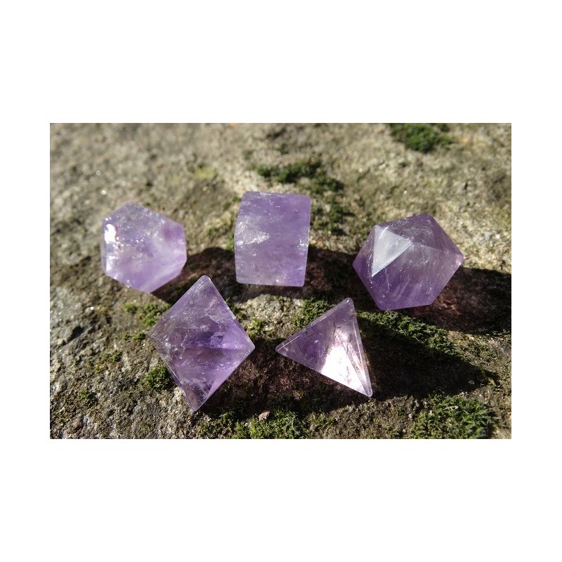 Solides de Platon - Améthyste