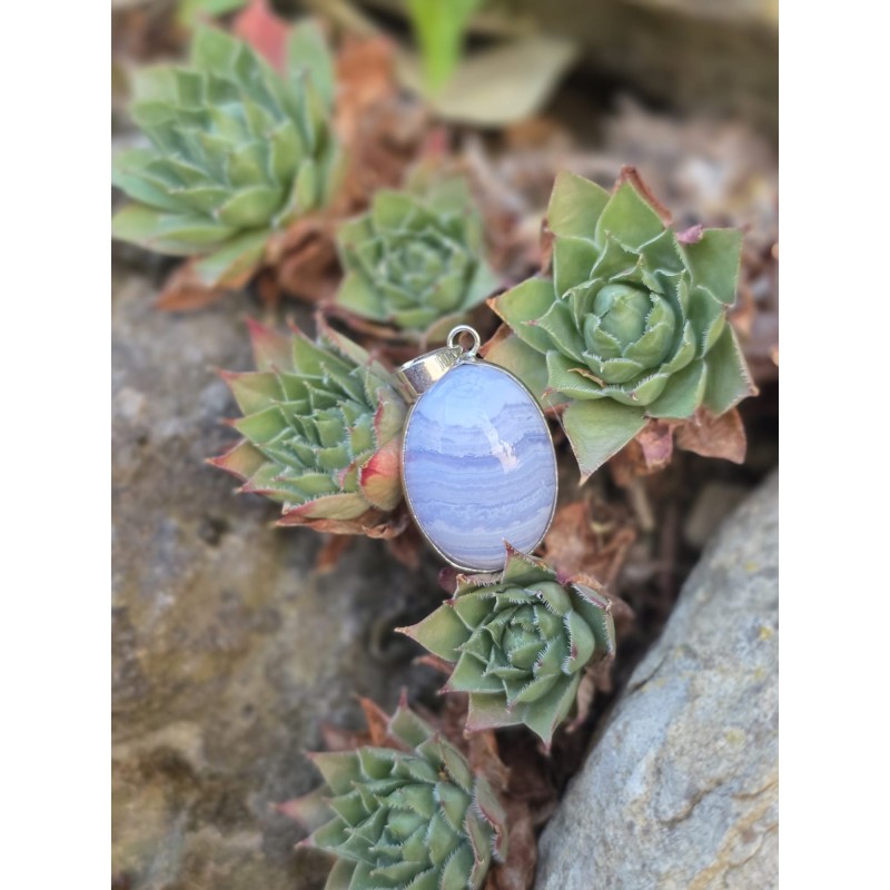 Calcédoine - Pendentif 8 Gr