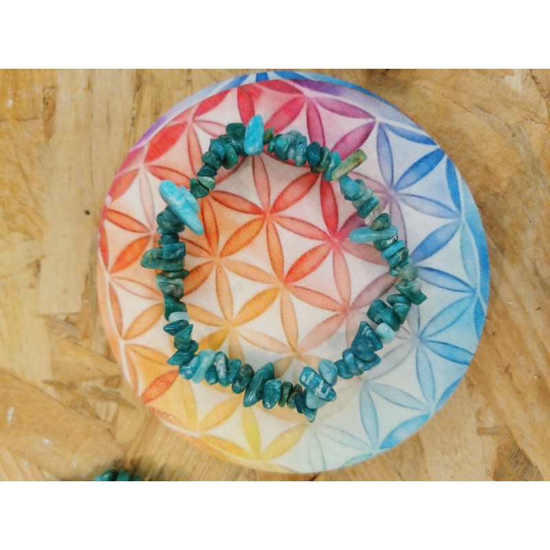 Bracelet baroque en Amazonite