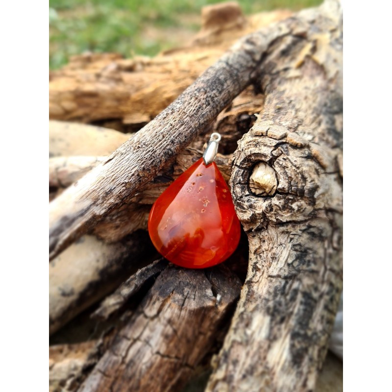 Cornaline - Pendentif 14 Gr