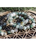 Bracelet Agate Mousse : Bijoux Naturels pour l’Harmonie – Gemmes et Zen