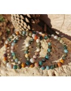 Bracelets Jaspe Orbiculaire : Bijoux Énergétiques en Pierres Naturelles – Gemmes et Zen