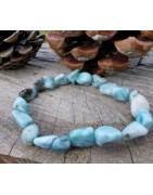 Bracelets Larimar : Bijoux Énergétiques en Pierres Naturelles – Gemmes et Zen
