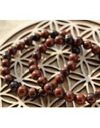 Bracelets Obsidienne Acajou : Bijoux Énergétiques en Pierres Naturelles – Gemmes et Zen