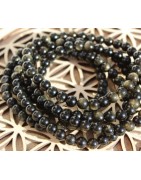 Bracelets Obsidienne Dorée : Bijoux Énergétiques en Pierres Naturelles – Gemmes et Zen