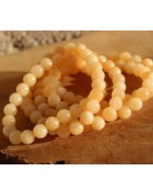 Bracelets Calcite Orange : Bijoux Énergétiques en Pierres Naturelles – Gemmes et Zen