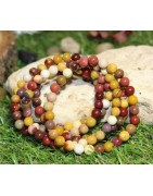 Bracelets Jaspe Mokaïte : Bijoux Énergétiques en Pierres Naturelles – Gemmes et Zen