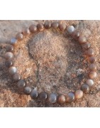 Bracelets Pierre de Lune Noire : Cycle Féminin et Paix Intérieure – Gemmes et Zen