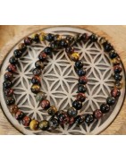 Bracelets Œil de Tigre, Taureau & Faucon : Trio Protecteur – Gemmes et Zen